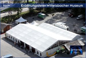 Eröffnungsfeier im Zelt Zeltverleih Oberbayern
