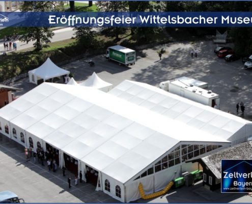 Eröffnungsfeier im Zelt Zeltverleih Oberbayern