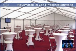 Hausmesse im Zelt Zeltverleih Oberbayern