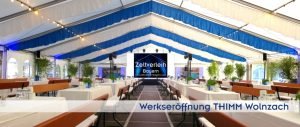 Eröffnungsfeier Zeltverleih Oberbayern und Pfaffenhofen