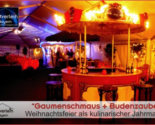 Weihnachtsfeier im Zelt Zeltverleih Oberbayern