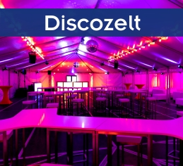Premium Discozelt für Firmenfest in Bayern vom Marktführer.