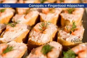 Canapés Fingerfood Häppchen von Zeltverleih Catering Oberbayern