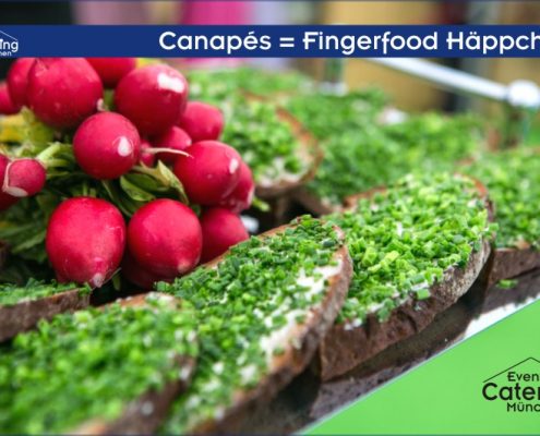 Canapés Fingerfood Häppchen von Catering Oberbayern