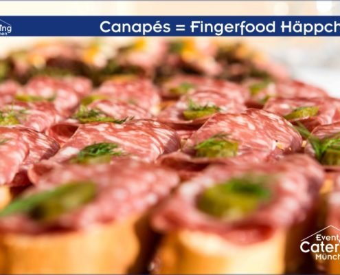 Canapés Fingerfood Häppchen von Catering Oberbayern